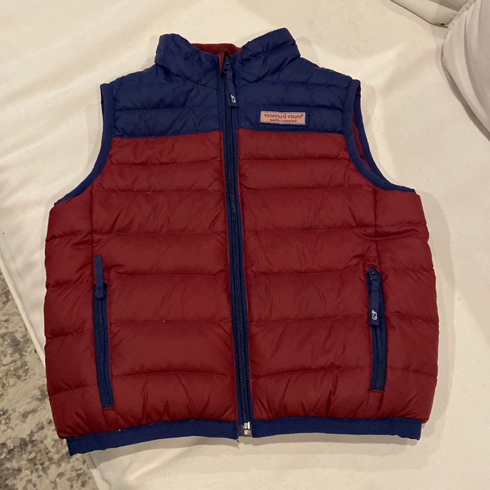 Boys size 5 Vineyard Vines vest.